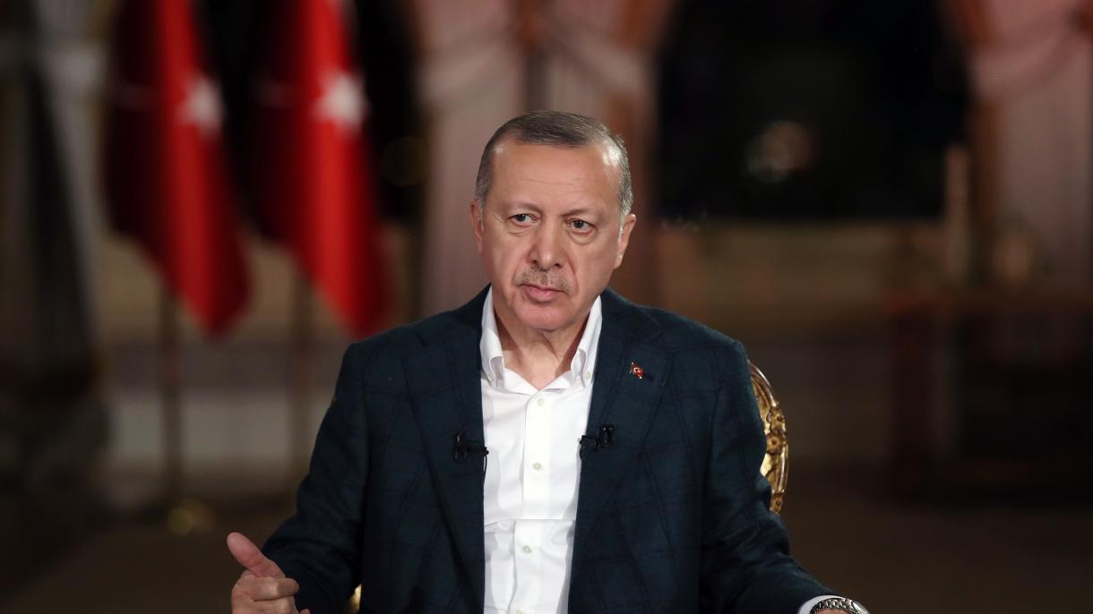Erdogan a acordat un interviu postului de televiziune TRT