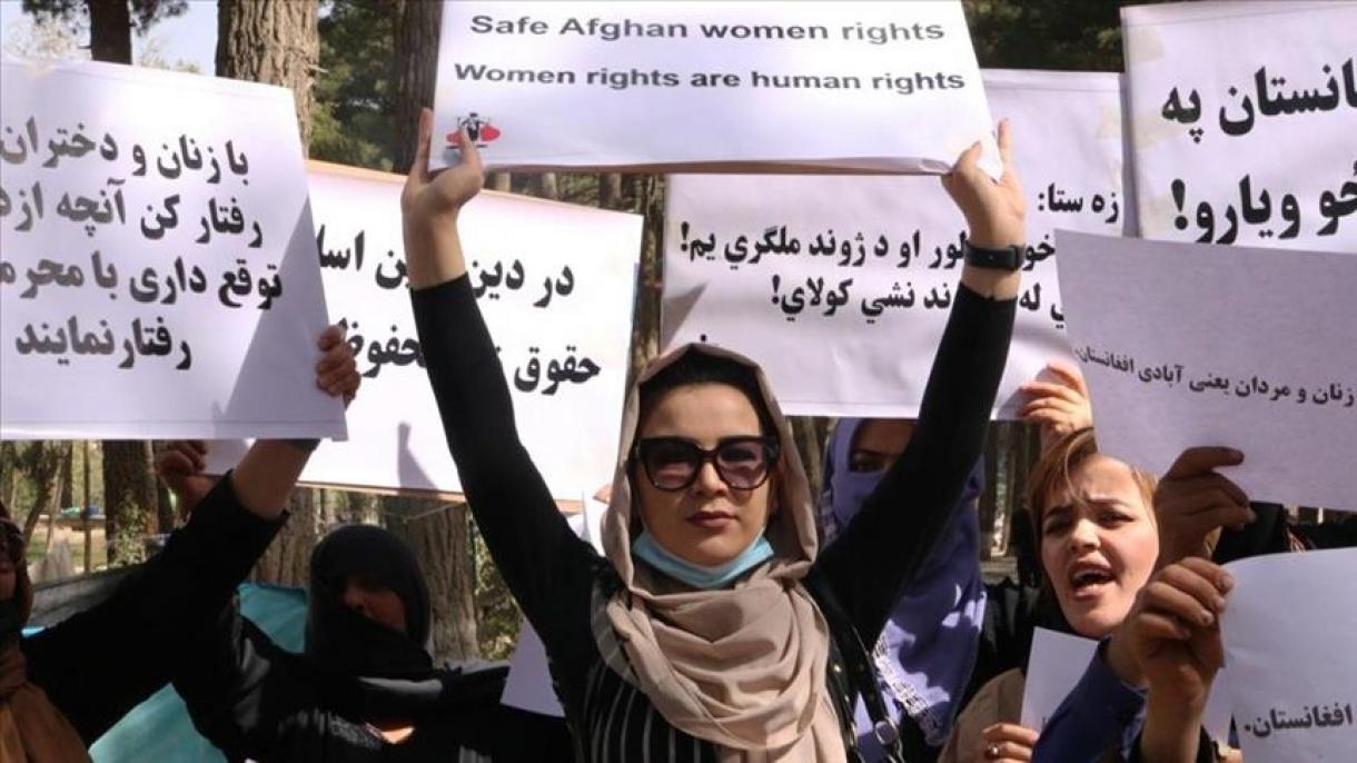 تجمع زنان افغانستانی در اعتراض به محدودیت‌های آموزشی طالبان
