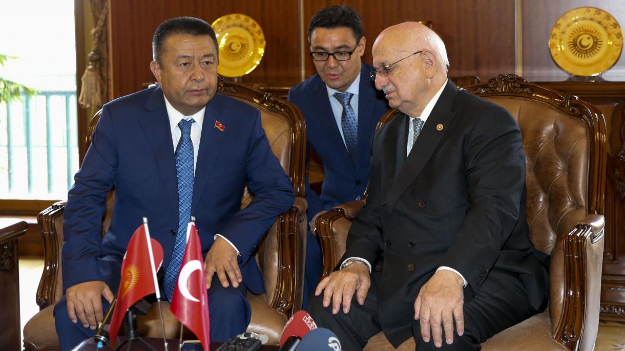 دیدار روسای مجلس ترکیه و قرقیزستان