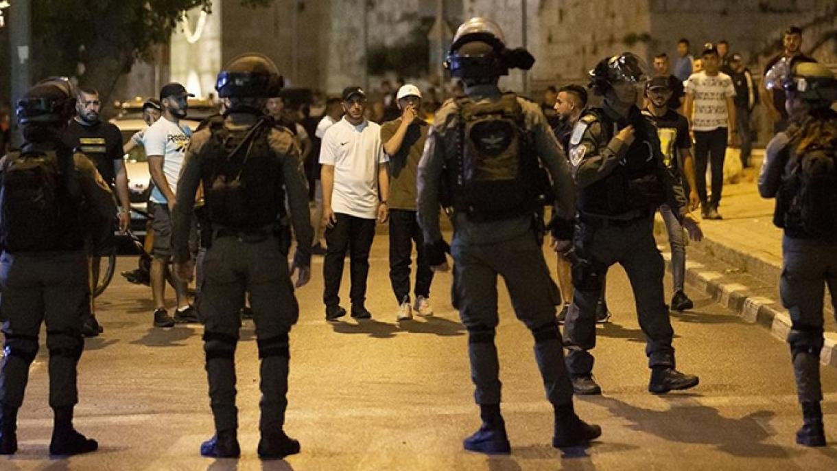 اسرائیلی فوج اور پولیس کی فلسطینی مظاہرین کے خلاف مداخلت