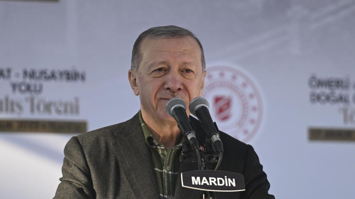 erdoghan: türkiye her qétimliq yer shariwi krizis mezgilide küch-quwwetke érishti