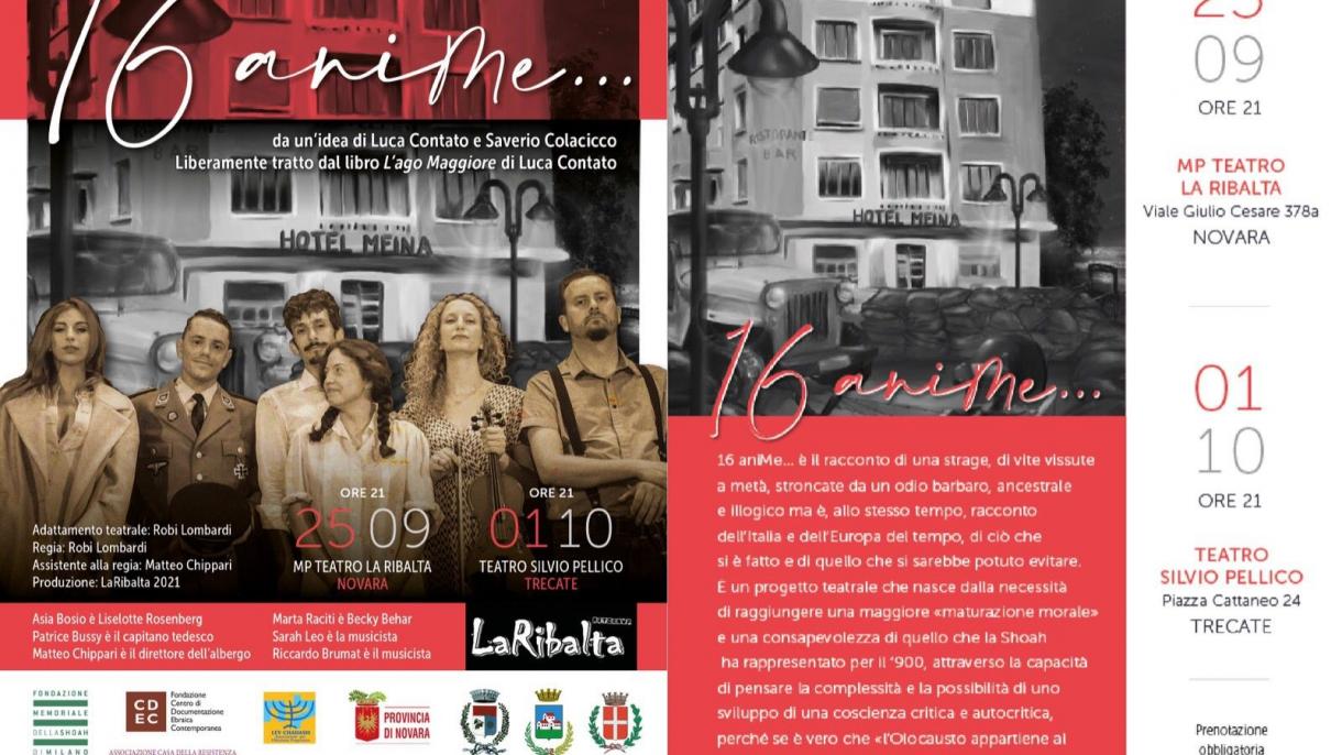16 aniMe… andrà in scena al Teatro la Ribalta di Novara il 25  