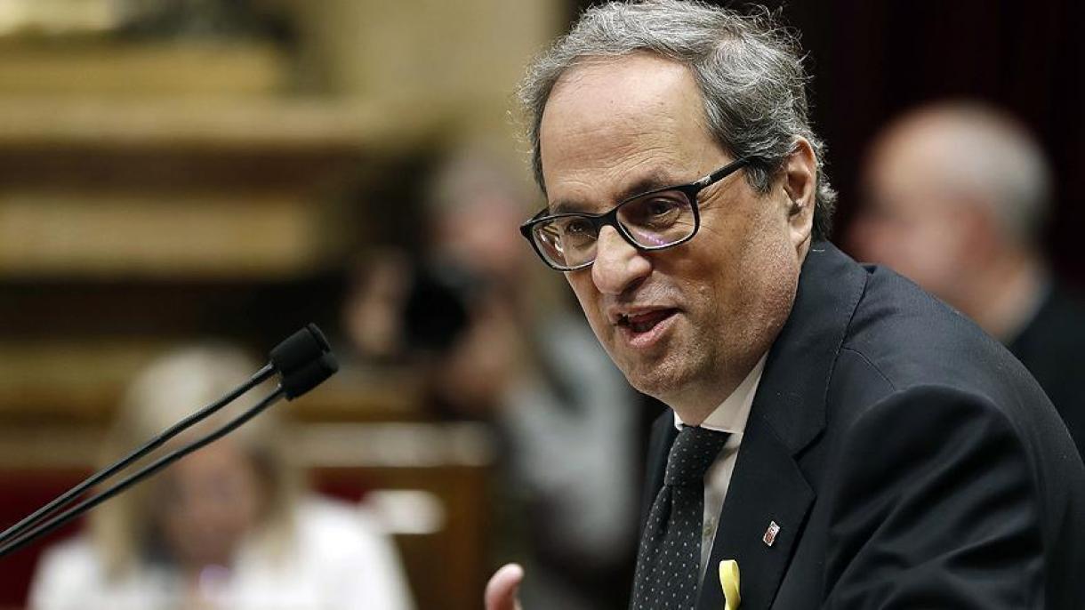 Catalunha elege líder separatista como presidente