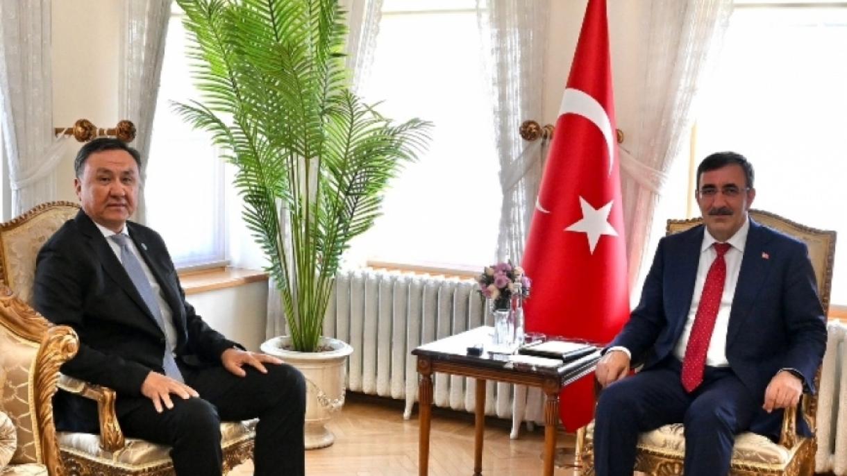 TDT baş katibi Türkiyənin vitse-prezidenti ilə görüşüb