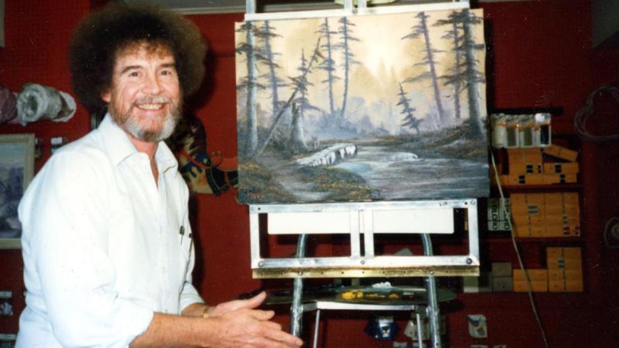 Un tablou al lui Bob Ross scos la vânzare pentru 9,85 milioane de dolari