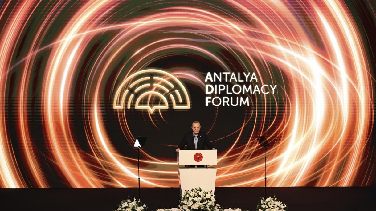 Ομιλία Ερντογάν στο Φόρουμ Διπλωματίας της Αντάλια