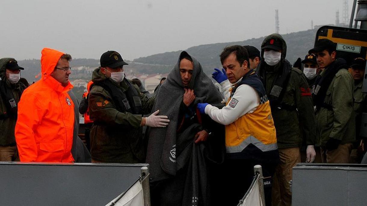 بازداشت 78 مهاجر قاچاق در چشمه ازمیر