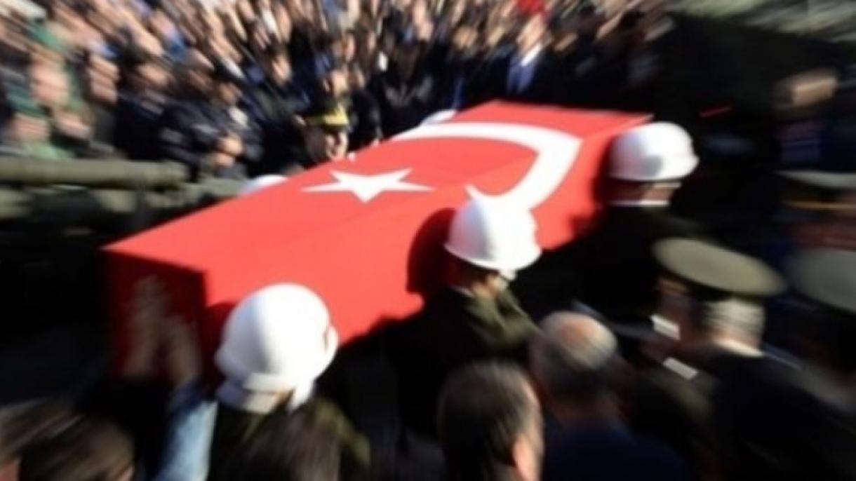 一名土耳其士兵在伊德利布牺牲