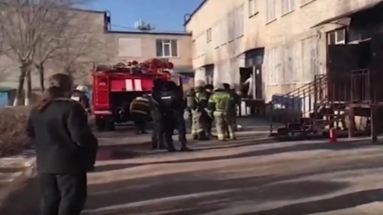 Incendio en hospital para tratamiento de Covid-19 en Rusia