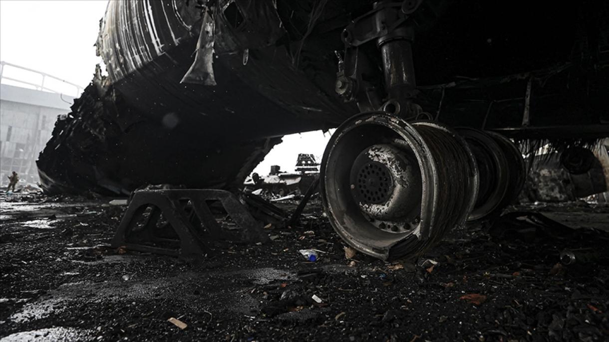 乌克兰一架货运飞机坠毁
