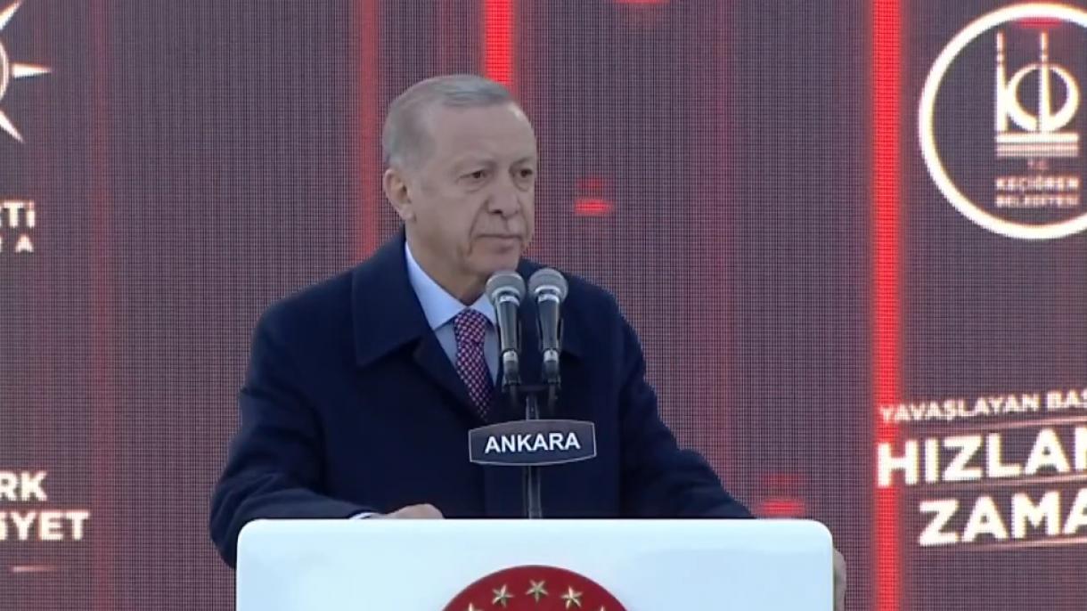 Эрдоган Анкаранын эң бийик мунасын ачты