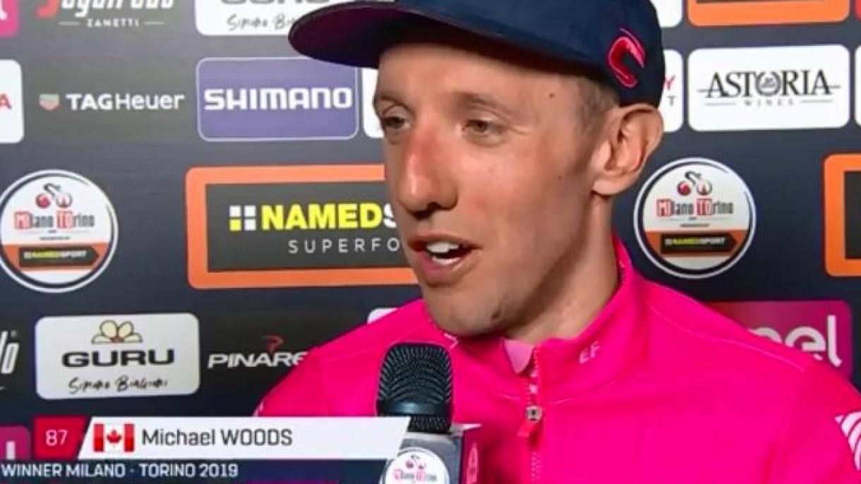 Centesima edizione della Corsa Torino-Milano, Woods è vincitore della corsa