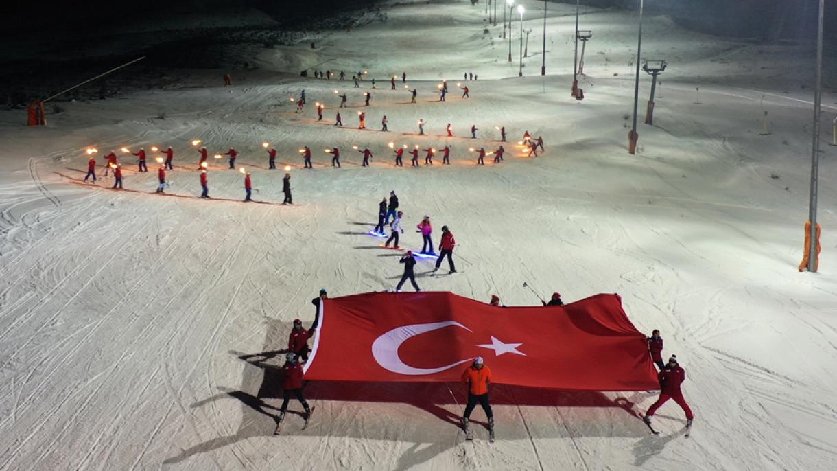 Está abierta la temporada de esquí en el Centro Turístico de Deportes de Invierno en Monte Yıldız