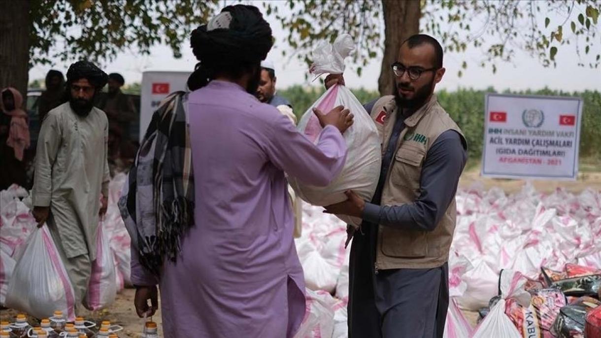 ادامه ای کمک‌های انسانی تورکیه برای مردم افغانستان