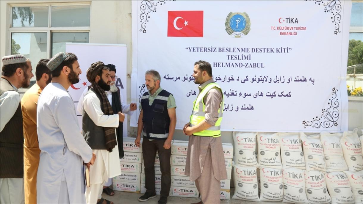 رفع سوءتغذیه در افغانستان با کمکهای ترکیه