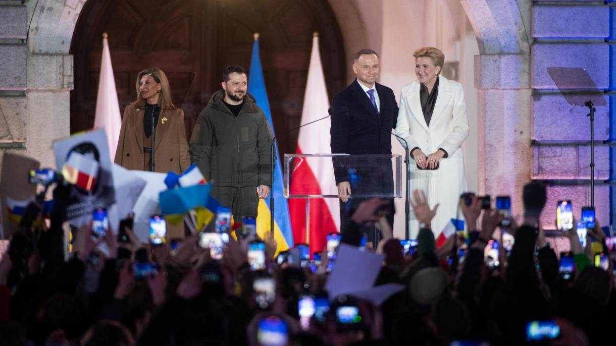 Ukraina prezidenti Vladimir Zelenskiy Polshada jamoatchilikka murojaat qildi