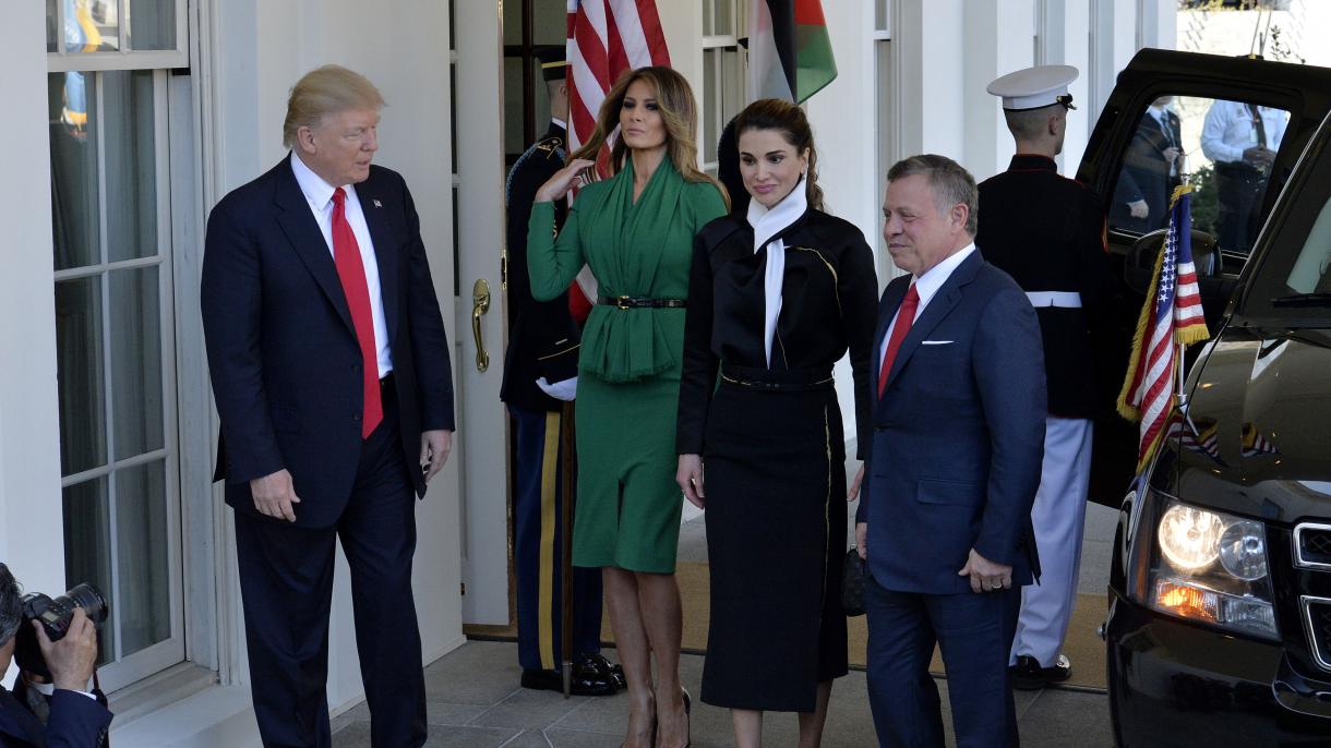 ترامپ و همسرش از پادشاه اردن و همسر او میزبانی خواهند کرد