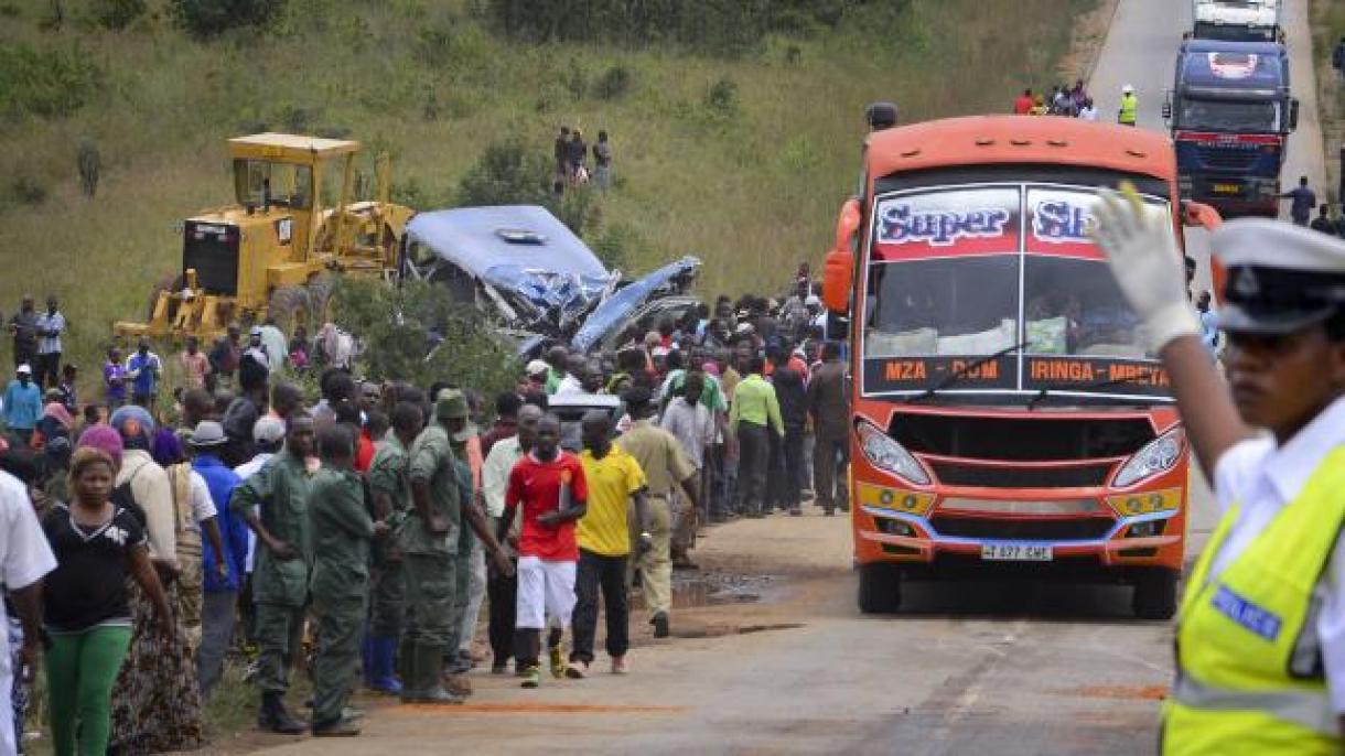 تنزانیہ میں بس ۔ ٹرک تصادم میں 19 مسافر لقمہ اجل
