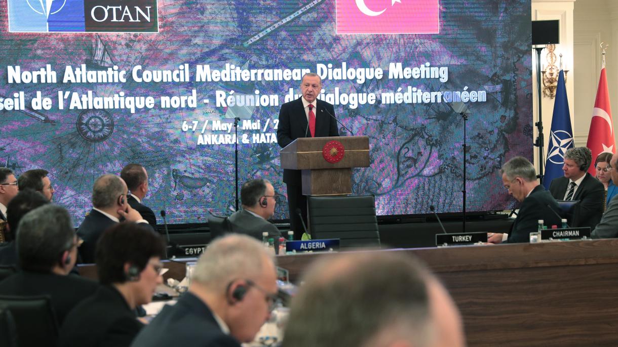 Erdogan a susținut un discurs în cadrul reuniunii NATO