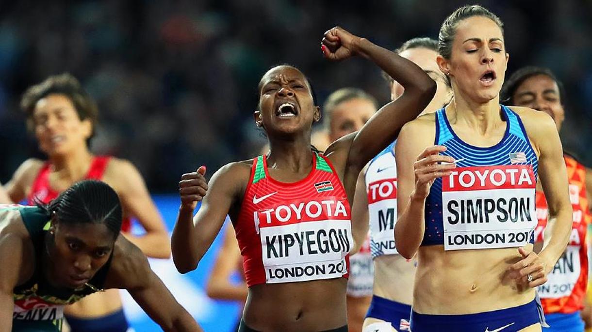16- Dunyo atletizm chempionatda  Xotin-qizlar 1500 metrda oltin medalni  Keniyalik  Kipyego oldi.