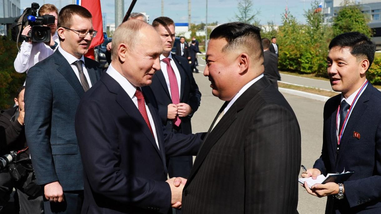 Putin y Kim visitan el cosmódromo de Vostochni en Amur, Rusia