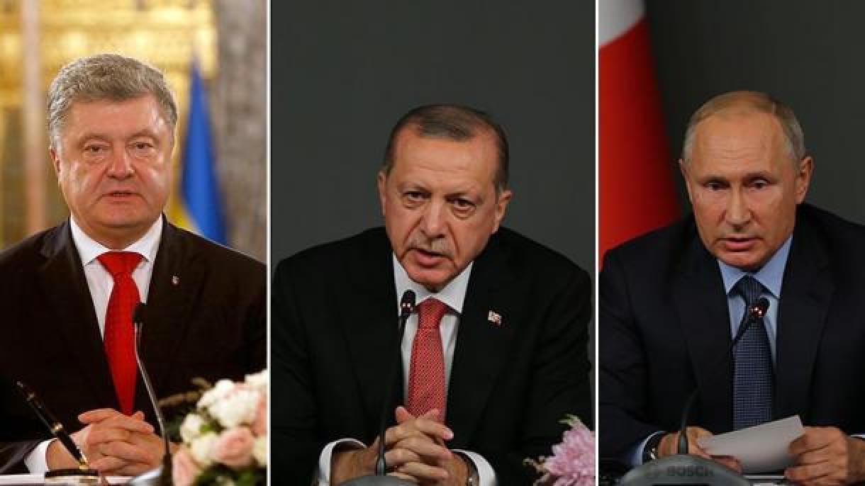 Erdogan falou ao telefone com Putin e Poroshenko