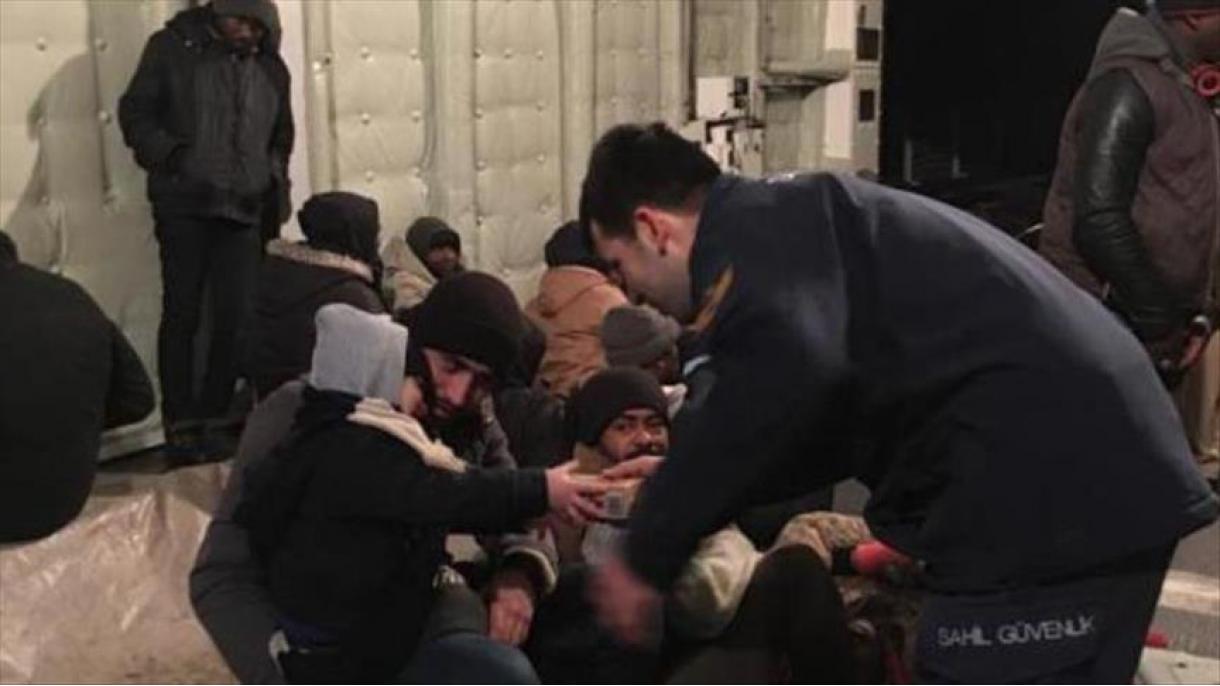 نجات 48 مهاجر غیرقانونی در سواحل آیدین ترکیه