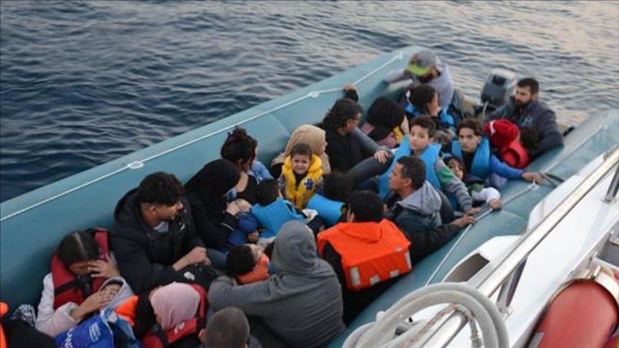 44 مهاجر غیرقانونی در آب‌های اژه نجات داده شدند
