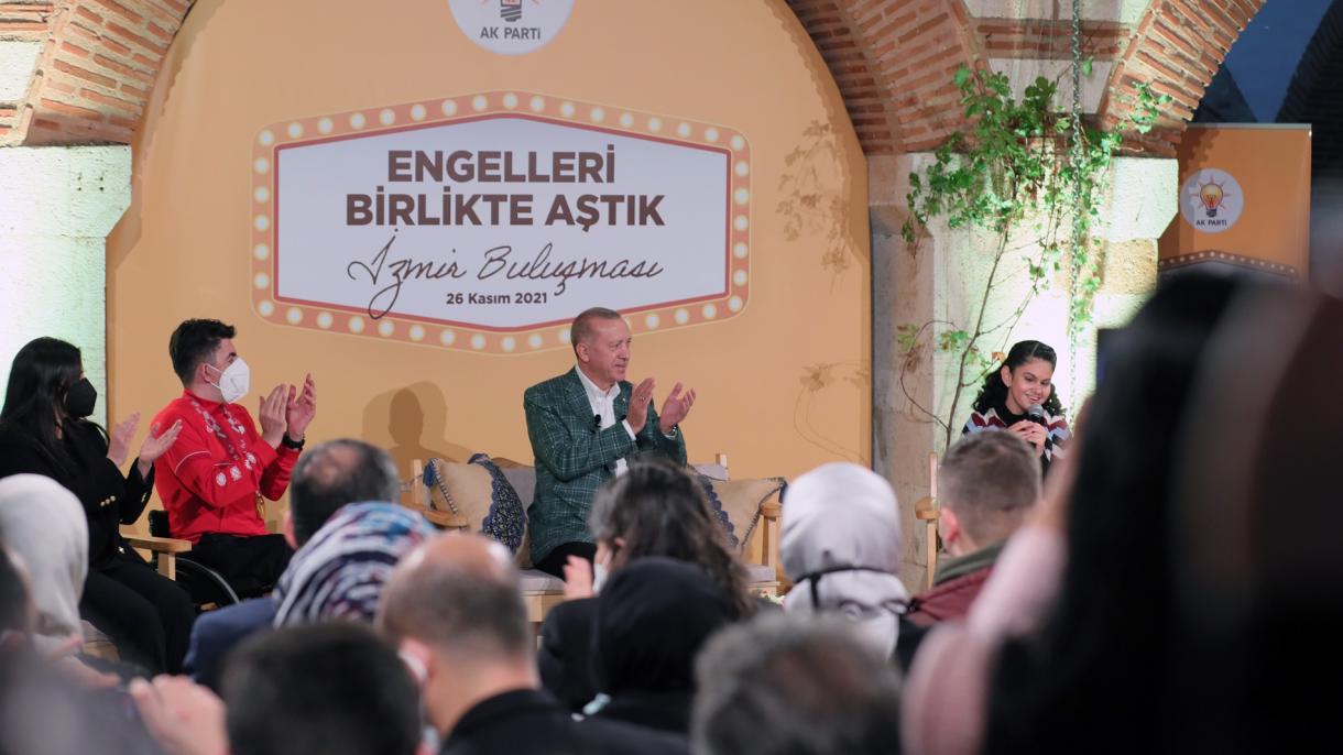 Erdogan: “Hemos realizado la asignación de 62.337 personas con discapacidad hasta el día de hoy”