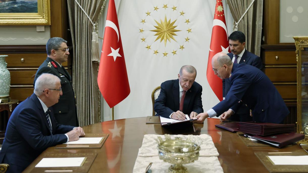 Erdogan Ýokary Harby Şurada kabul edilen kararlary tassyklady