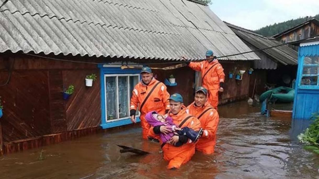 俄罗斯部分地区发生洪灾 普京下令对灾民提供紧急援助