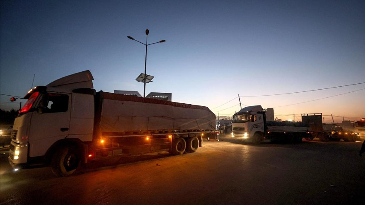 Se enviaron 200 camiones de ayuda humanitaria a Gaza