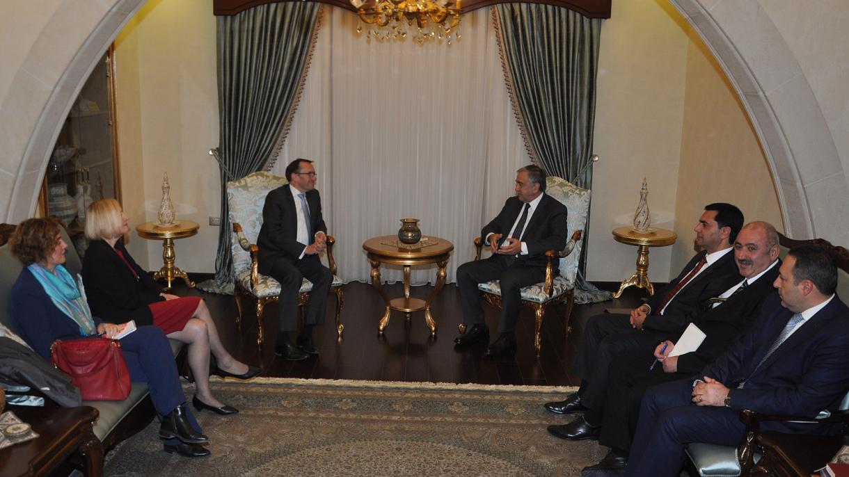 北塞总统与塞浦路斯特别顾问艾德会晤