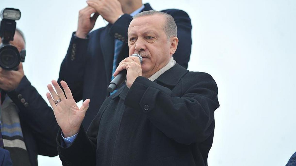 ئەردوغان: ئىستىقلالىمىز ۋە ئىستىقبالىمىزغا قەست قىلغانلارغا ھەرگىز ئىچ ئاغرىتمايمىز