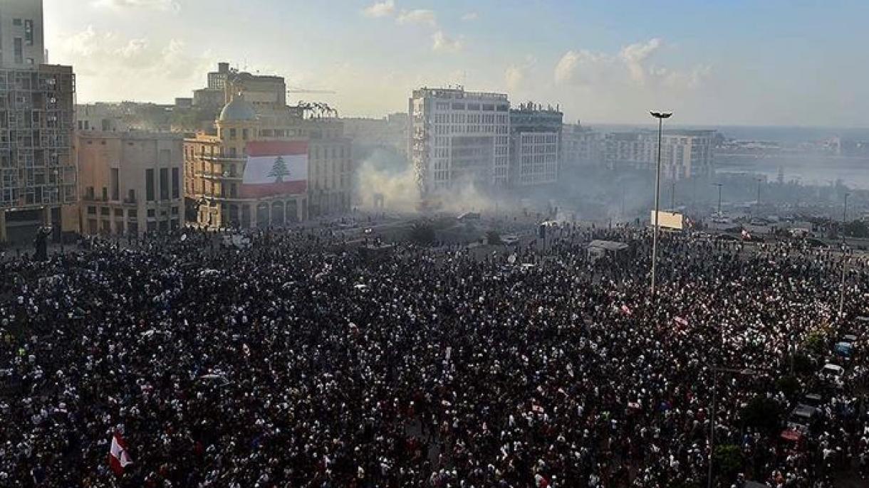 Kormányellenes tüntetések voltak Bejrútban