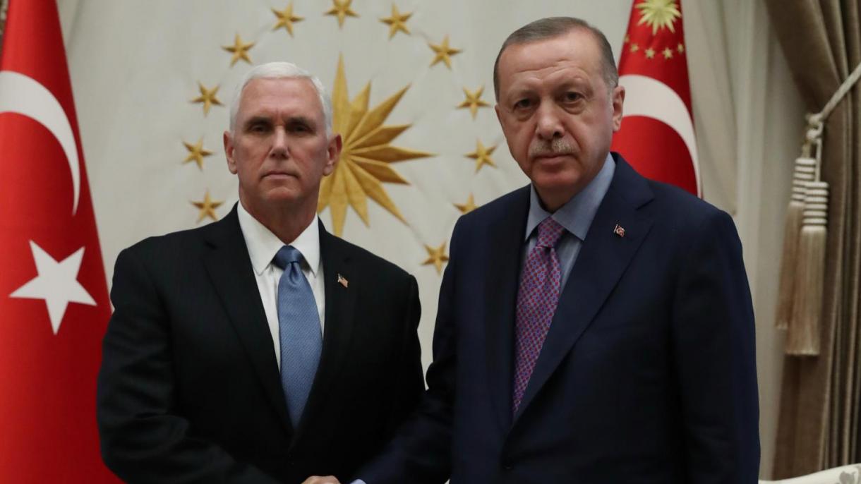 Эрдоган АКШнын вице-президентин кабыл алды