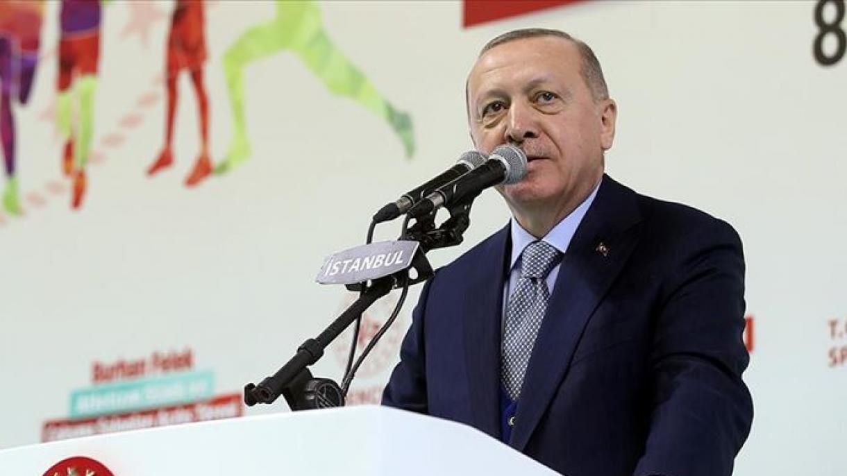 Erdogan: "Tornamos nosso país o favorito do mundo no turismo esportivo"