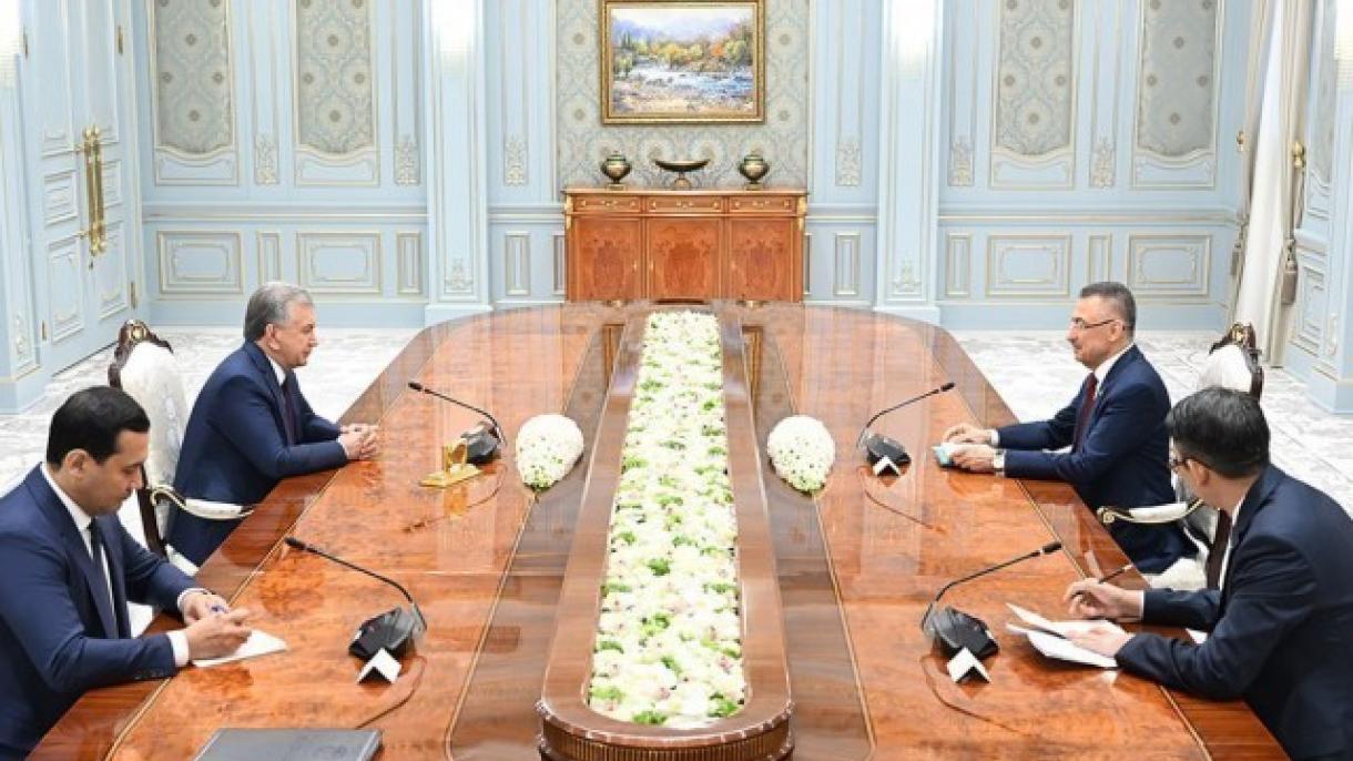 O‘zbekiston prezidenti Shavkat Mirziyoyev Fuat Oktayni qabul qildi