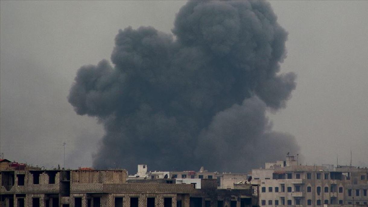 بمباران مواضع نظامی در حلب از سوی جنگنده‌های اسرائيل