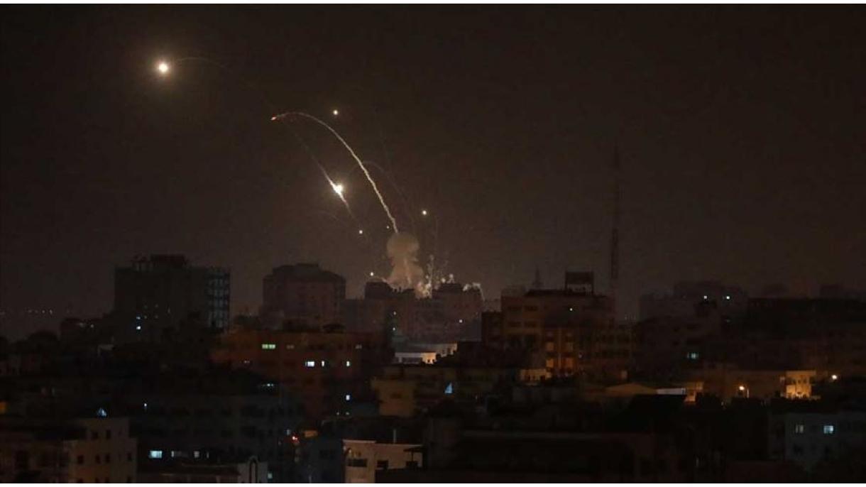 اسرائیل غزه نی بمباران قیلدی