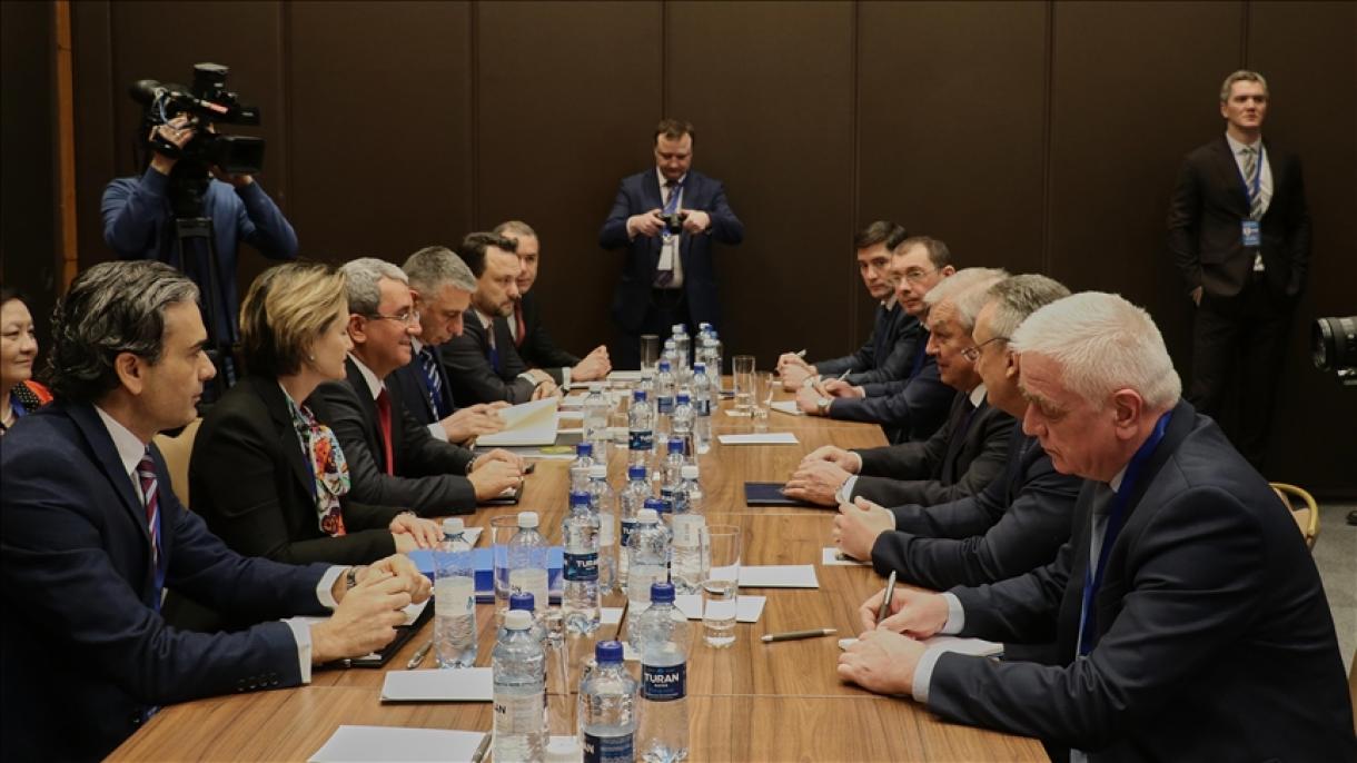 آغاز مذاکرات هیئت‌های ترکیه، روسیه، ایران و سوریه در چارچوب اجلاس آستانه