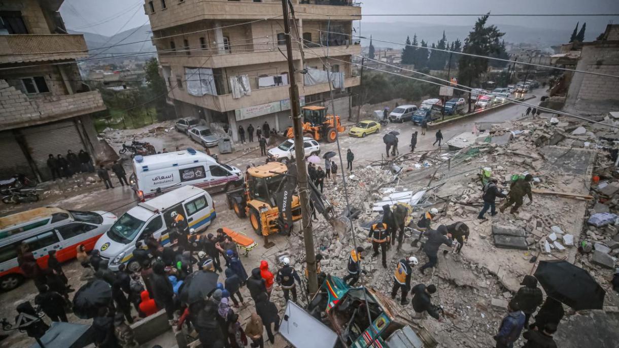 افزایش تلفات جانی در زمین‌لرزه سوریه