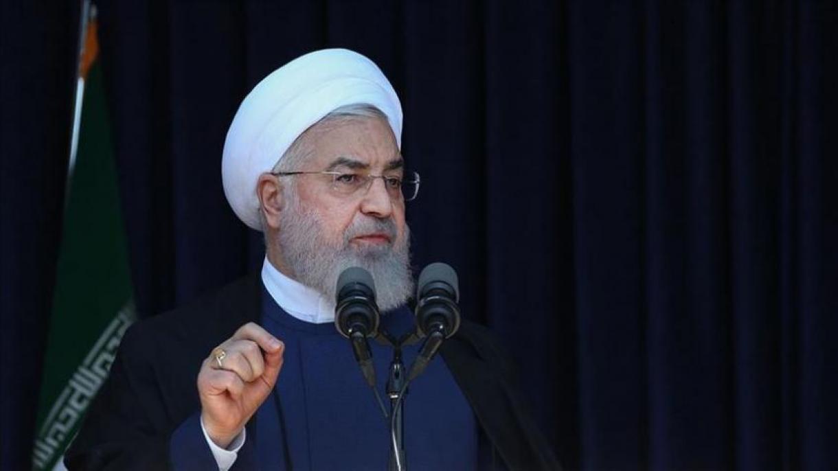 Ruhani: "İrana qarşı sanksiyalar davam etdiyi bir müddətdə ABŞ-la danışıqların mənası yoxdur"