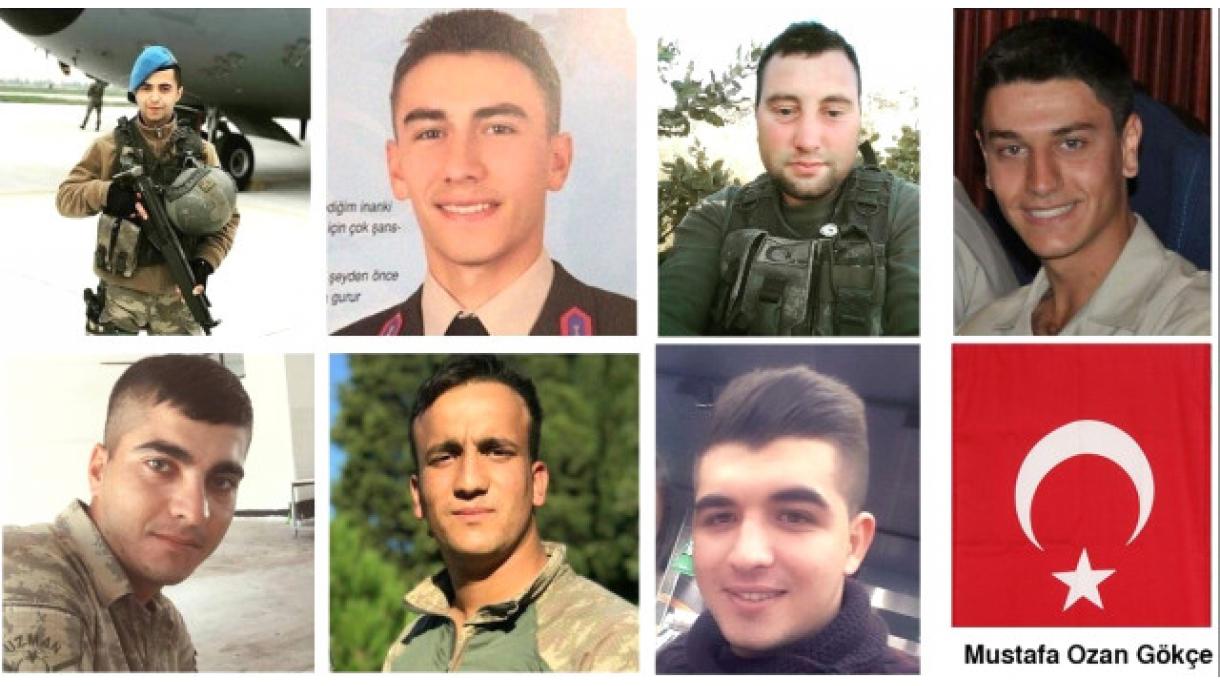 واکنش هنرمندان مشهور ترکیه به شهادت 8 سرباز غیور در عفرین