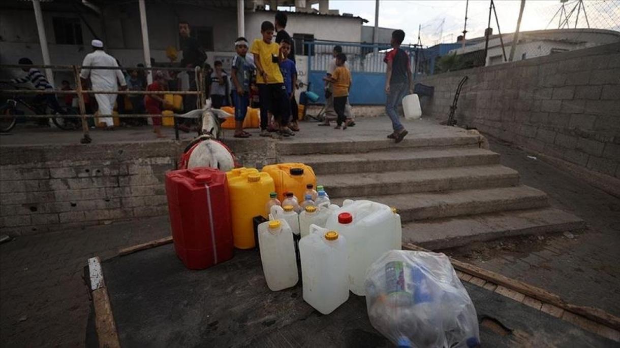 انتقال بیش از یک میلیون غیرنظامی از شمال به جنوب غزه با استفاده از بحران آب