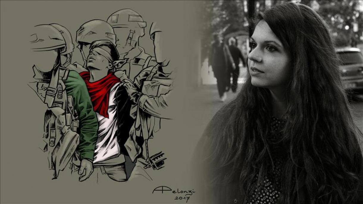 نقاش ایتالیایی: همبستگی مهم ترین عمل در این روزهای سخت و تاریک فلسطین است