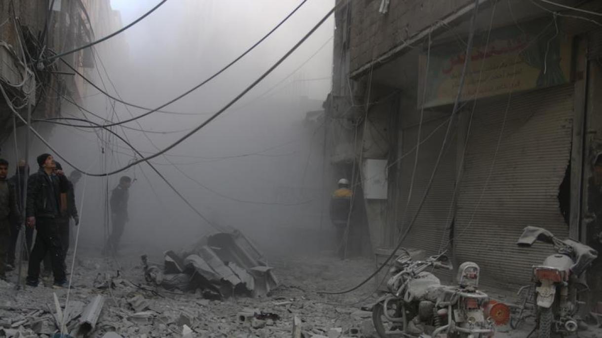 اتحادیه اروپا خواستار توقف حملات رژیم اسد در منطقه تحت محاصره غوطه شرقی شد