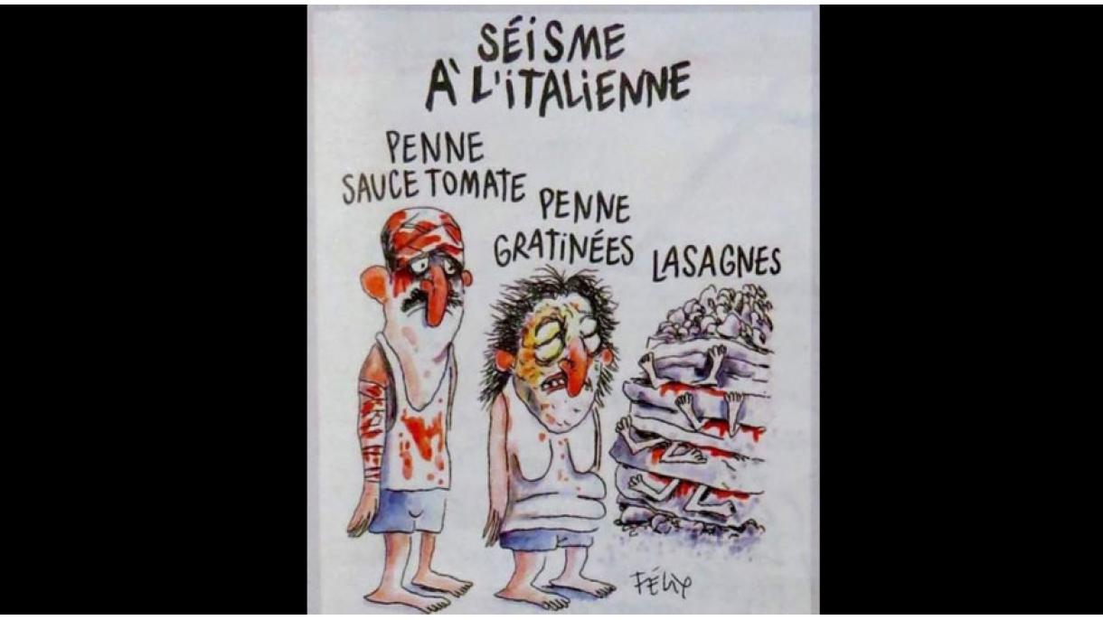 Sisma, polemica per vignetta Charlie Hebdo sui morti. Francia si dissocia