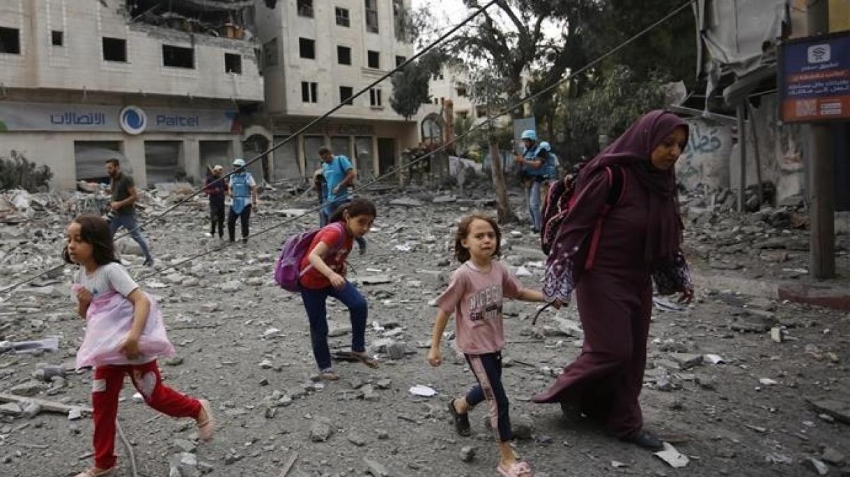 Al menos 1,6 millones de personas desplazadas en la Franja de Gaza