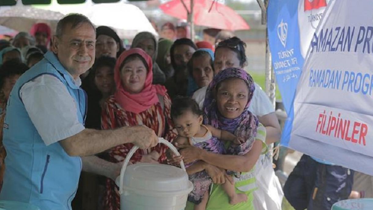 کمک های بنیاد امور دینی ترکیه به مسلمانان فیلیپین